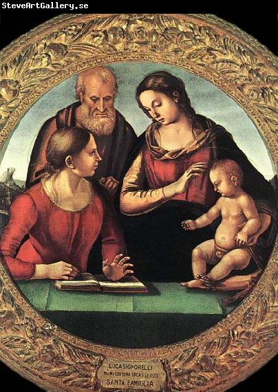 Luca Signorelli Madonna and Child with St Joseph and Another Saint